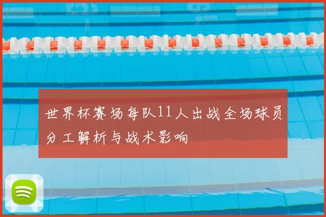 世界杯赛场每队11人出战全场球员分工解析与战术影响
